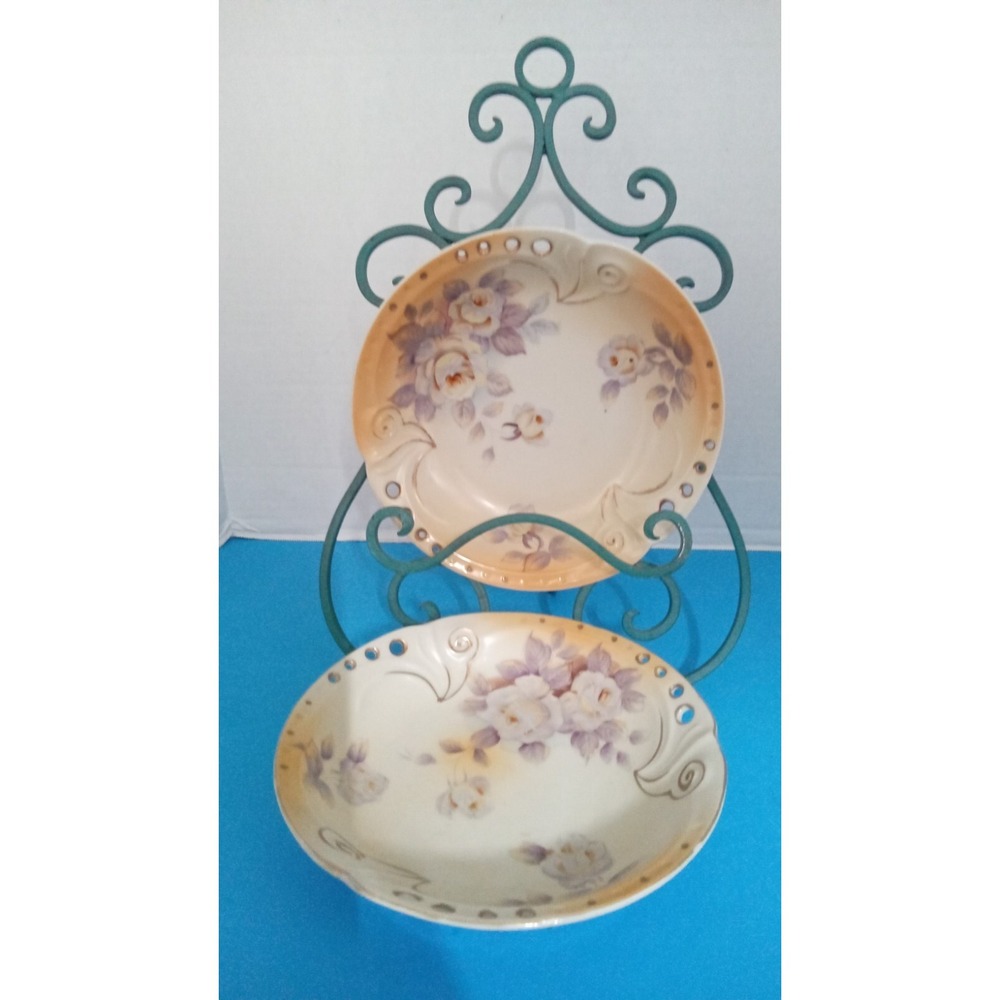 Enesco‎ Hand Painted 1950s Serving Bowl Made In Japan